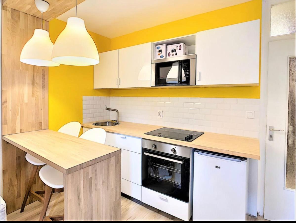 Centre Saint-Gervais Studio Jaune Moderne Proche Telecabine 2 Pers Luaran gambar